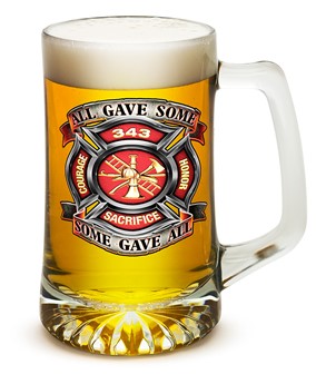 Fire Honor Courage sacrifice 343 badge