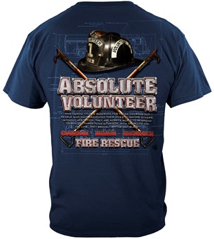 Absolute Volunteer Firefighter Blue Print