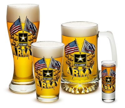 ARMY DOUBLE FLAG US ARMY
