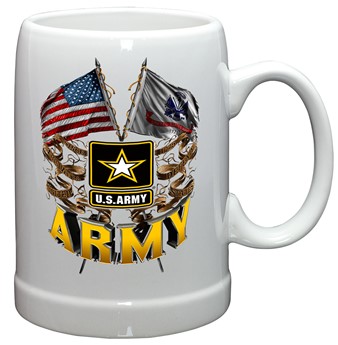 ARMY DOUBLE FLAG US ARMY