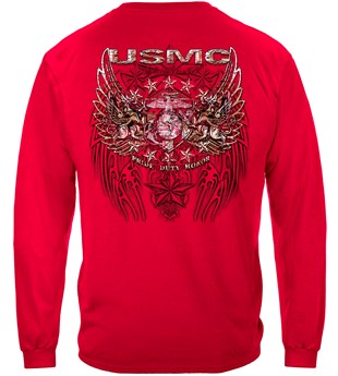 Usmc Prid Duty Honor Stars Foil Stamp