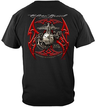 Elite Breed USMC Red Blades Silver Foil