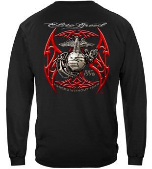 Elite Breed USMC Red Blades Silver Foil