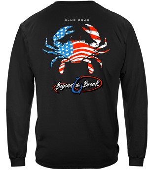 Patriotic Blue Claw Crab