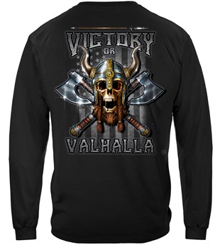 Victory Or Valhalla American Flag Freedom Come and Take it