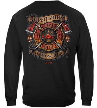 Firefighter Tattoo Vintage Ink