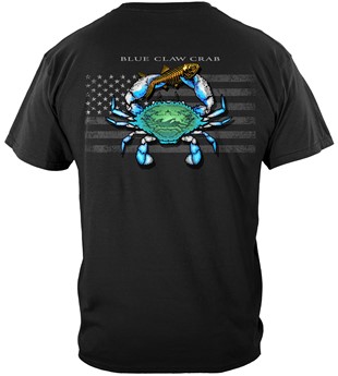 Black Flag Patriotic Blue Crab