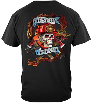 Firefighter Tattoo Fire Dept First In Last Out
