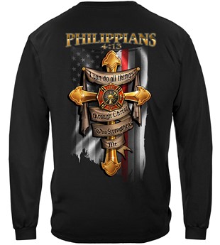 Firefighter Bible Verse Philipians 4: 13 I Can Do all things Thru Christ