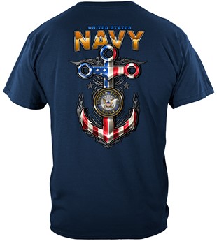 US NAVY USN Sailors Navy Anchor Red White and Blue
