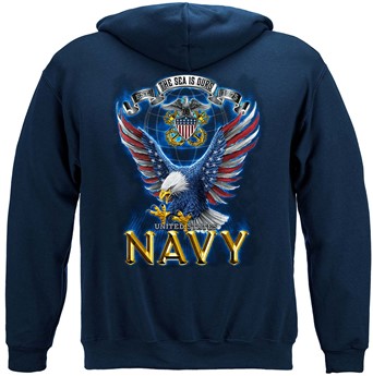 USN Navy Bald Eagle flag Feather